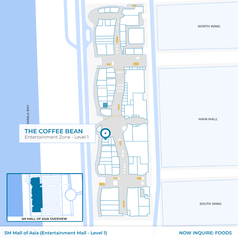 The Coffee Bean - SM MOA - Entertainment Mall - Level 1